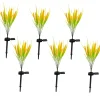 6 balises solaires plantes fougères FERNY H58cm