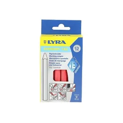 12 craies de marquage 11x110mm rouges - LYRA - L4850017