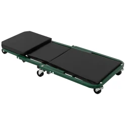 2 en 1 Siege d atelier et chariot mecanicien a roues ECD Germany en acier 360 degres jusqu a 150 kg