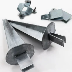 5 ensembles de barres de renfort de angle pour poteaux de clôture à profil en Z Aquagart