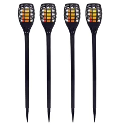 4 mini torches effet flamme MINI MAITY SUN H70cm