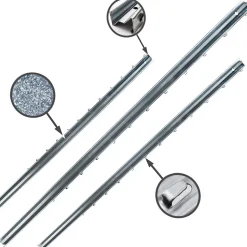 15 poteaux de clôture à profil en Z de 2,5 m de long, clôture de protection Aquagart