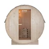 - Sauna extérieur à tonneau LAHTI M - 195 x 120 cm pour 2 personnes