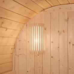 - Sauna extérieur à tonneau LAHTI M - 195 x 120 cm pour 2 personnes