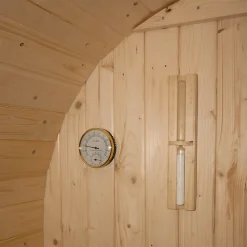 - Sauna extérieur à tonneau LAHTI M - 195 x 120 cm pour 2 personnes