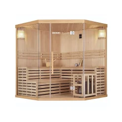 - Sauna traditionnel SKYLINE BIG XL - 200 x 200 cm pour 6 personnes