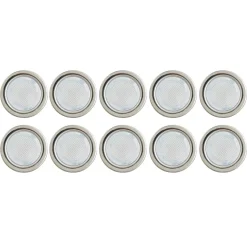 10 spots encastrable Coldstrip LED intégrée 4.9W IP65 et IP67 GoodHome argent lumière blanche