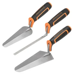 3 truelles Magnusson 160/200 mm + truelle fer à joint 10 mm