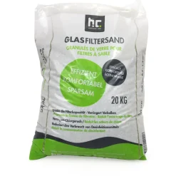 1 x 20 Kg De Granulés De Verre Fin Pour Filtre À Sable, Granulométrie 0,7-1,3 Mm, Filtration Optimisée/longue Durée