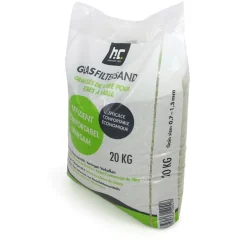 1 x 20 Kg De Granulés De Verre Fin Pour Filtre À Sable, Granulométrie 0,7-1,3 Mm, Filtration Optimisée/longue Durée
