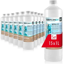 15 x 1l Séquestrant Métaux Anti-métaux, Élimine Fer, Cuivre, Argent Et Calcium, Réduit La Dureté Totale De L'eau