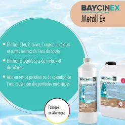 1 x 1l Séquestrant Métaux Anti-métaux, Élimine Fer, Cuivre, Argent Et Calcium, Réduit La Dureté Totale De L'eau