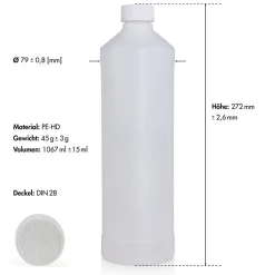 1 x 1l Séquestrant Métaux Anti-métaux, Élimine Fer, Cuivre, Argent Et Calcium, Réduit La Dureté Totale De L'eau