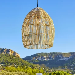 Abat jour naturel seul AVILA H60cm