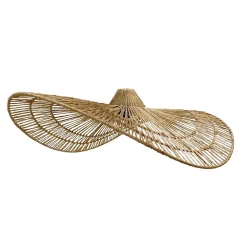 Abat jour naturel seul MARBELLA H14cm