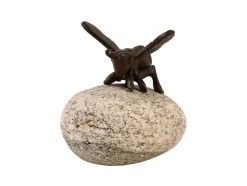 Abeille en fonte sur galet - Esschert Design