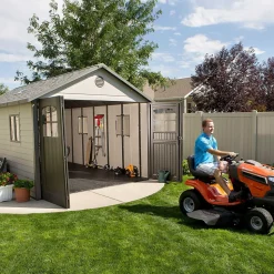 Abri de jardin / Garage résine Lifetime 60237 double pentes 21,44m²