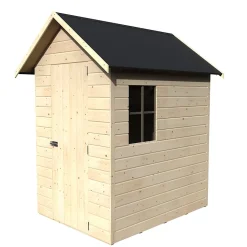 Abri de jardin Blooma Selwyn en bois coloris naturel ép.12 mm surface extérieure 2,75 m²