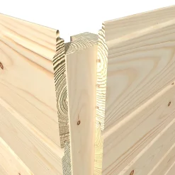 Abri de jardin Blooma Selwyn en bois coloris naturel ép.12 mm surface extérieure 2,75 m²