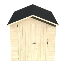 Abri de jardin Blooma Selwyn en bois coloris naturel ép.12 mm surface extérieure 4,87 m²