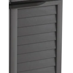 Abri de Jardin Extérieur Anthracite - Coffre de Jardin Polypropylène 151x146x200 - Rangement Outils, Vélos ARTPLAST