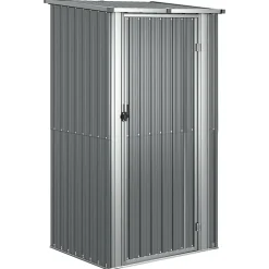 Abri de jardin Gris 118,5x97x209,5 cm Acier galvanisé vidaXL
