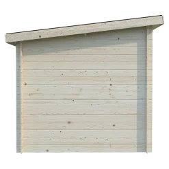 Abri de jardin Klikstrom Mokau bois coloris naturel toiture monopente ép.19 mm surface totale 6m²