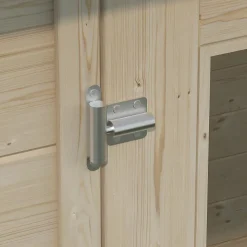 Abri de jardin Klikstrom Mokau bois coloris naturel toiture monopente ép.19 mm surface totale 6m²