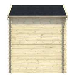 Abri de jardin Klikstrom Mokau bois coloris naturel ép.19 mm surface totale 3,46m²