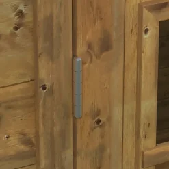 Abri de jardin Klikstrom Belaïa bois traité autoclave marron ép.28 mm surface totale 7.4m²