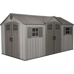 Abri de jardin résine Lifetime 60318 double pentes 11,15m²