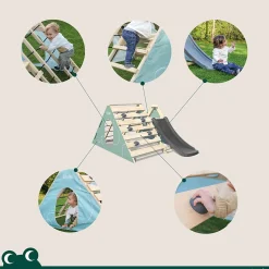 Aire de jeux avec toboggan Hercule pour enfants Soulet