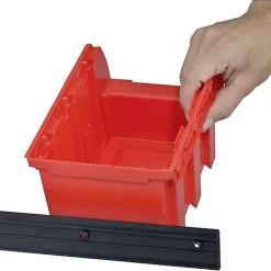 Allit 457060 bac à bec rouge 615 x 165 x 75 mm polypropylène, 1 pièce