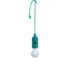 Ampoule suspendue bleu l.5,6 x H.27 cm