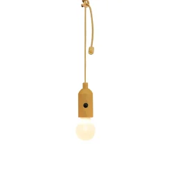 Ampoule suspendue orange l.5,6 x H.27 cm