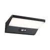 Applique d'extérieur LED Ronea Détecteur de mouvement crépusculaire (IR) IP44 180x150mm 3000K 7,4W 400lm 230V Gris foncé Aluminium