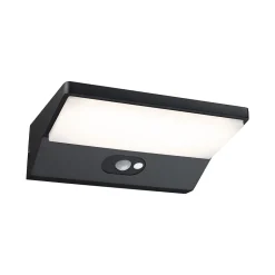 Applique d'extérieur LED Ronea Détecteur de mouvement crépusculaire (IR) IP44 180x150mm 3000K 7,4W 400lm 230V Gris foncé Aluminium