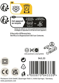 Applique d'extérieur LED Ronea Détecteur de mouvement crépusculaire (IR) IP44 180x150mm 3000K 7,4W 400lm 230V Gris foncé Aluminium