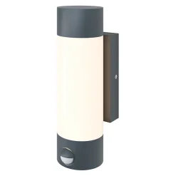Applique murale à détection Callisto 800lm 14W IP44 GoodHome gris anthracite