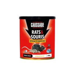 Appâts anti-nuisibles rats et souris 300g