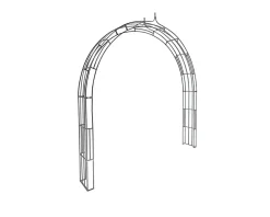Arche de jardin CLEO - 220 cm Galvanisé