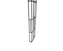 Arche de jardin CLEO - 140 cm revêtement en poudre noir