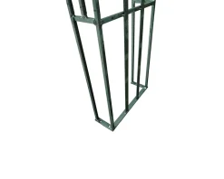 Arche de jardin CLEO - 140 cm revêtement en poudre noir