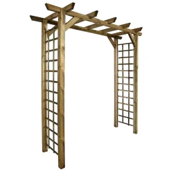 Arche de jardin Jasmin droite - marron