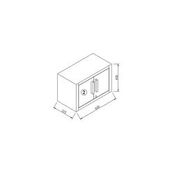 Armoire modulaire Meubles d'atelier Garage L1.95m HT 2.00m 8 Eléments Modulables Gris Anthracite Pré-montés VITO