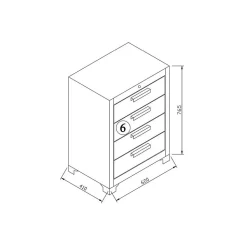 Armoire modulaire Meubles d'atelier Garage L1.95m HT 2.00m 8 Eléments Modulables Gris Anthracite Pré-montés VITO