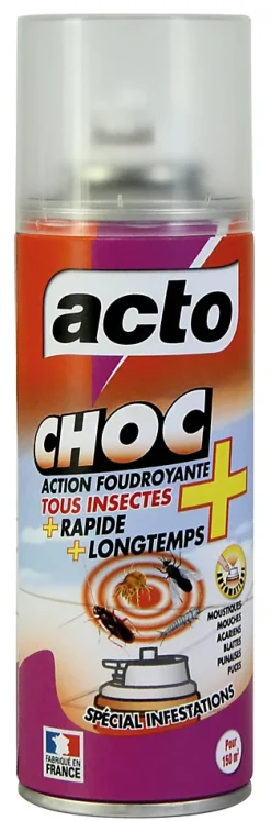 Aérosol choc action foudroyante 100m3