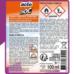 Aérosol choc action foudroyante 100m3