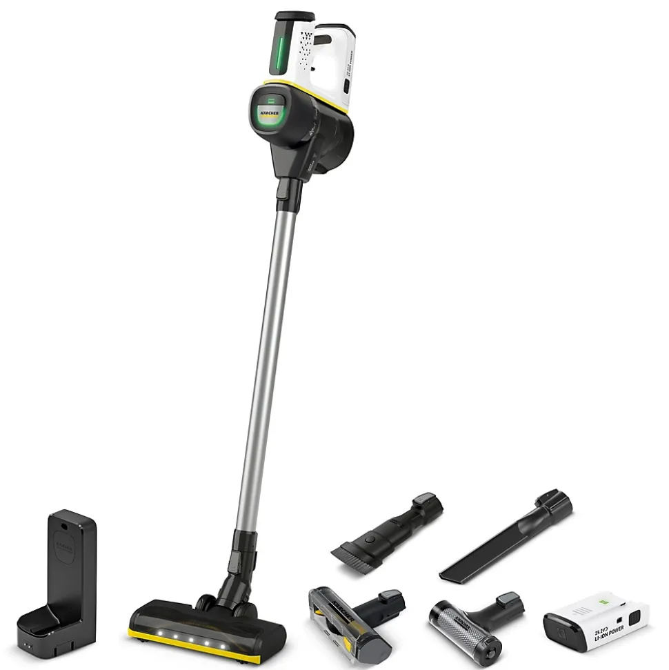 Aspirateur balai sans fil Karcher VC 7 Signature Line - Autonomie 60 min- Performance Supérieure- 2 batteries