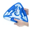 Aspirateur balai triangulaire avec brosse pour piscine liner